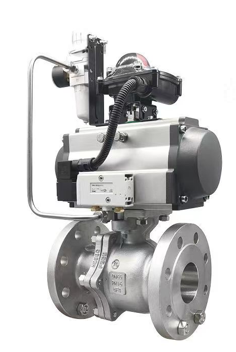 Q641F-16C气动法兰球阀