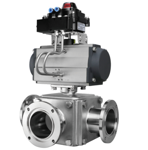 Q64S5F方型卫生法兰球阀