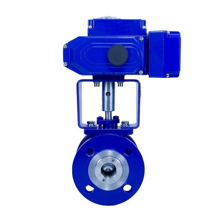 Q947H-16C 电动法兰固定球直通流道硬密封铸钢(WCB)球阀