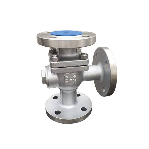 Q44/5H-16P/R 手动法兰浮动球三通流道硬密封不锈钢(304、316)球阀