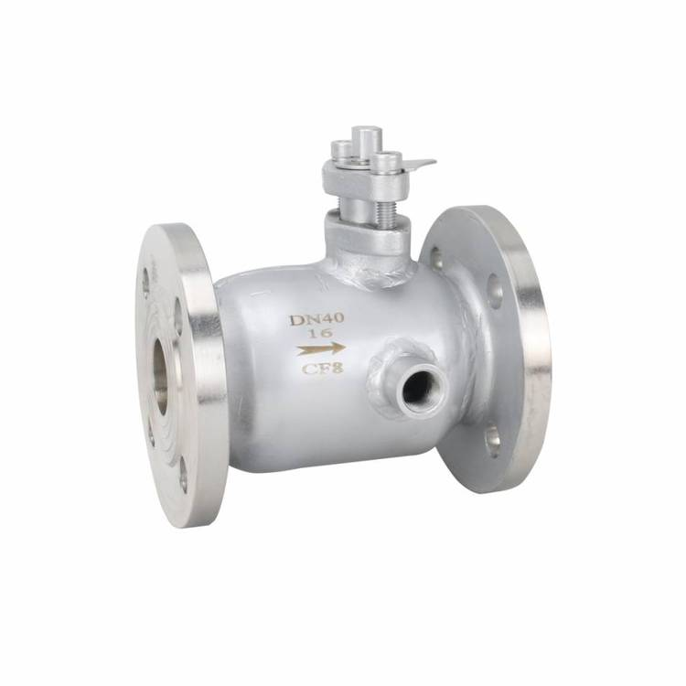 BQ41H-16P/R 手动法兰浮动球直通流道硬密封不锈钢（304、316）保温球阀