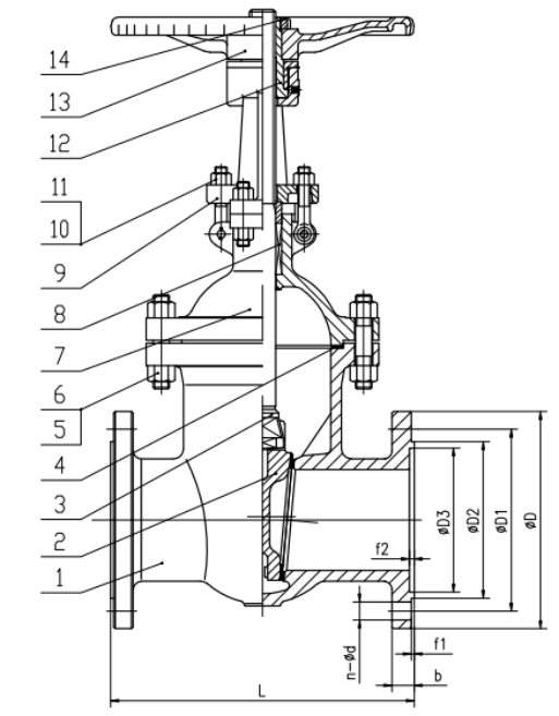 Z961Y—P54170V型高温高压电动电站闸阀使用说明书