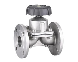 WG41X 卫生级法兰隔膜阀