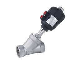 Q5 螺纹气动角座阀(塑料头)