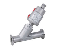 K3 快装气动角座阀(不锈钢头)