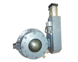 YDF 铸钢气动圆顶阀