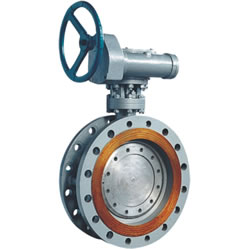 D343F、D343H型PN10~PN25三偏心蜗动法兰蝶阀