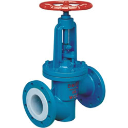 J41F4—16、J41F46—16型衬氟截止阀